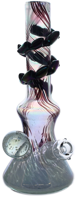 Glass-On-Glass Soft-Glass Water Pipe