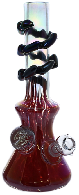 Glass-On-Glass Soft-Glass Water Pipe