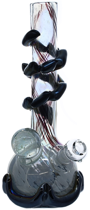 Glass-On-Glass Soft-Glass Water Pipe