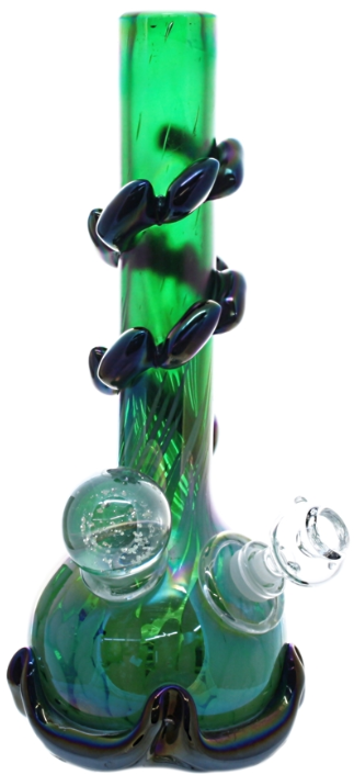 Glass-On-Glass Soft-Glass Water Pipe