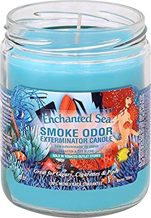 Smoke Odor Exterminator Candle 13oz Enchanted Sea
