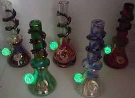 Glass-On-Glass Soft-Glass Water Pipe