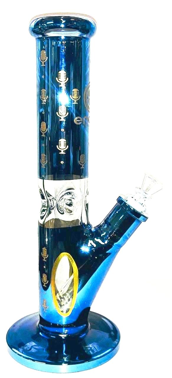 12" Metallic Microphone Waterpipe