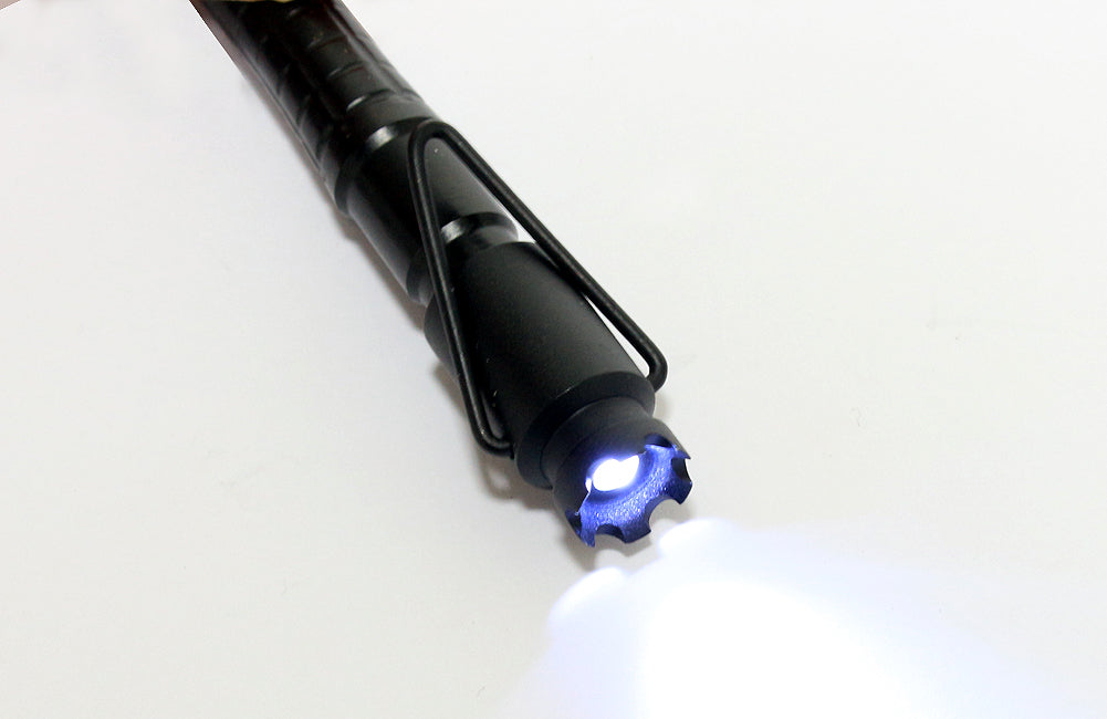 3" Defender Extreme Aluminum Pen with LED Light 12 Piece Set