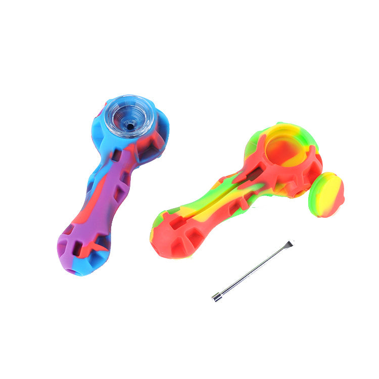 Silicone Grip Hand Pipe