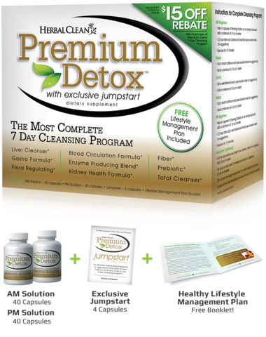 Herbal Clean Premium Detox 7 Day Kit (3 pieces)