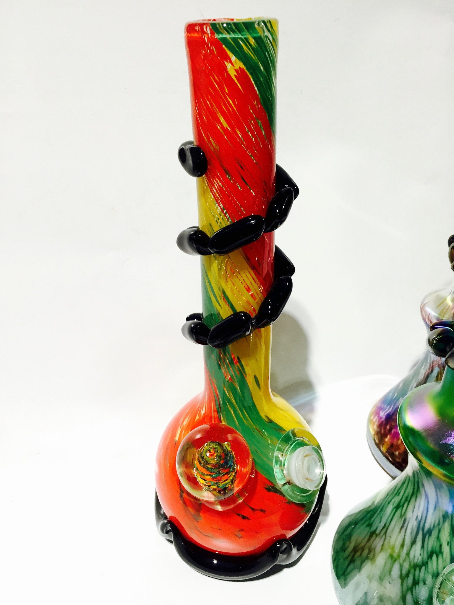 Glass-On-Glass Soft-Glass Water Pipe