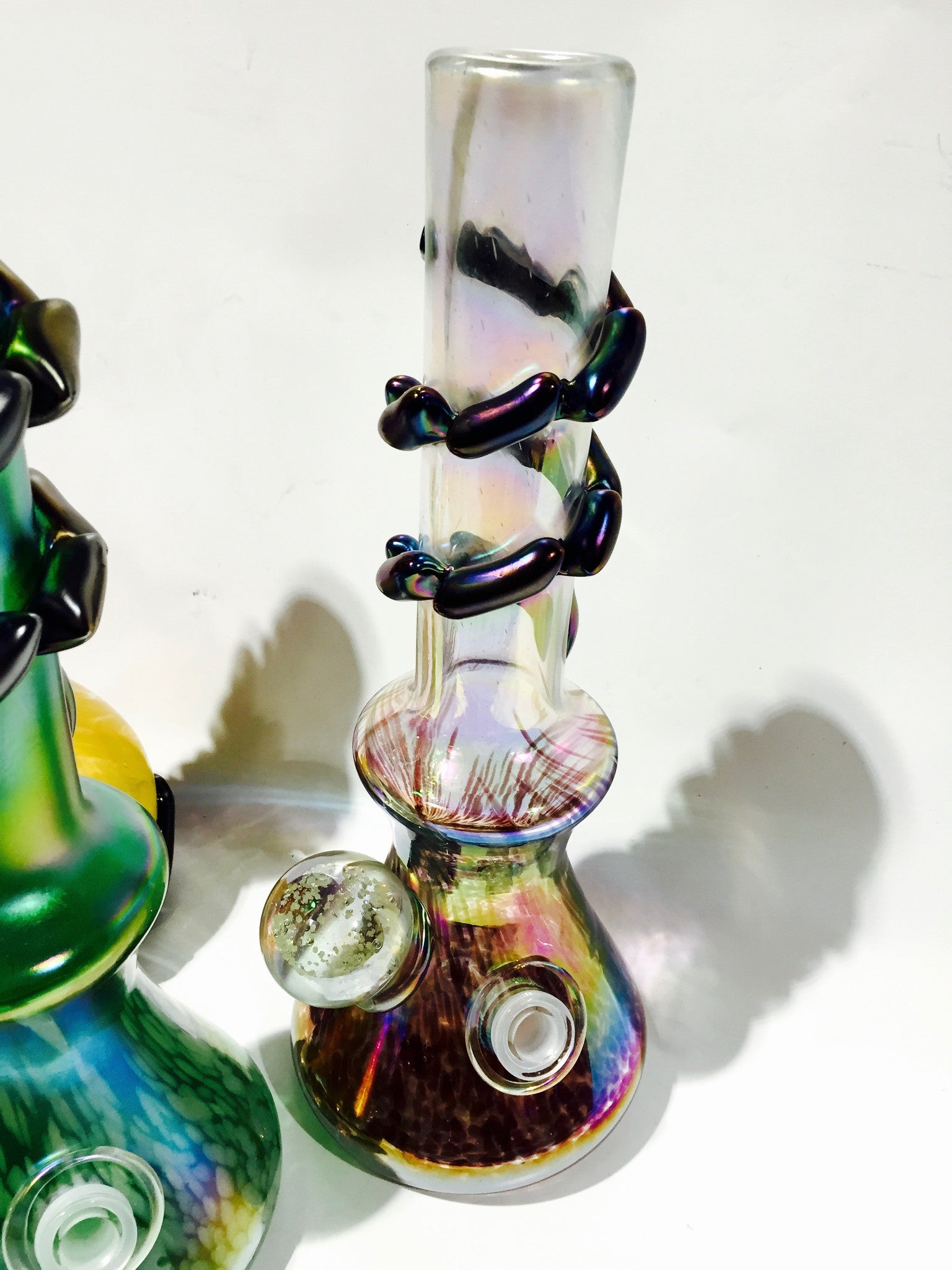 Glass-On-Glass Soft-Glass Water Pipe