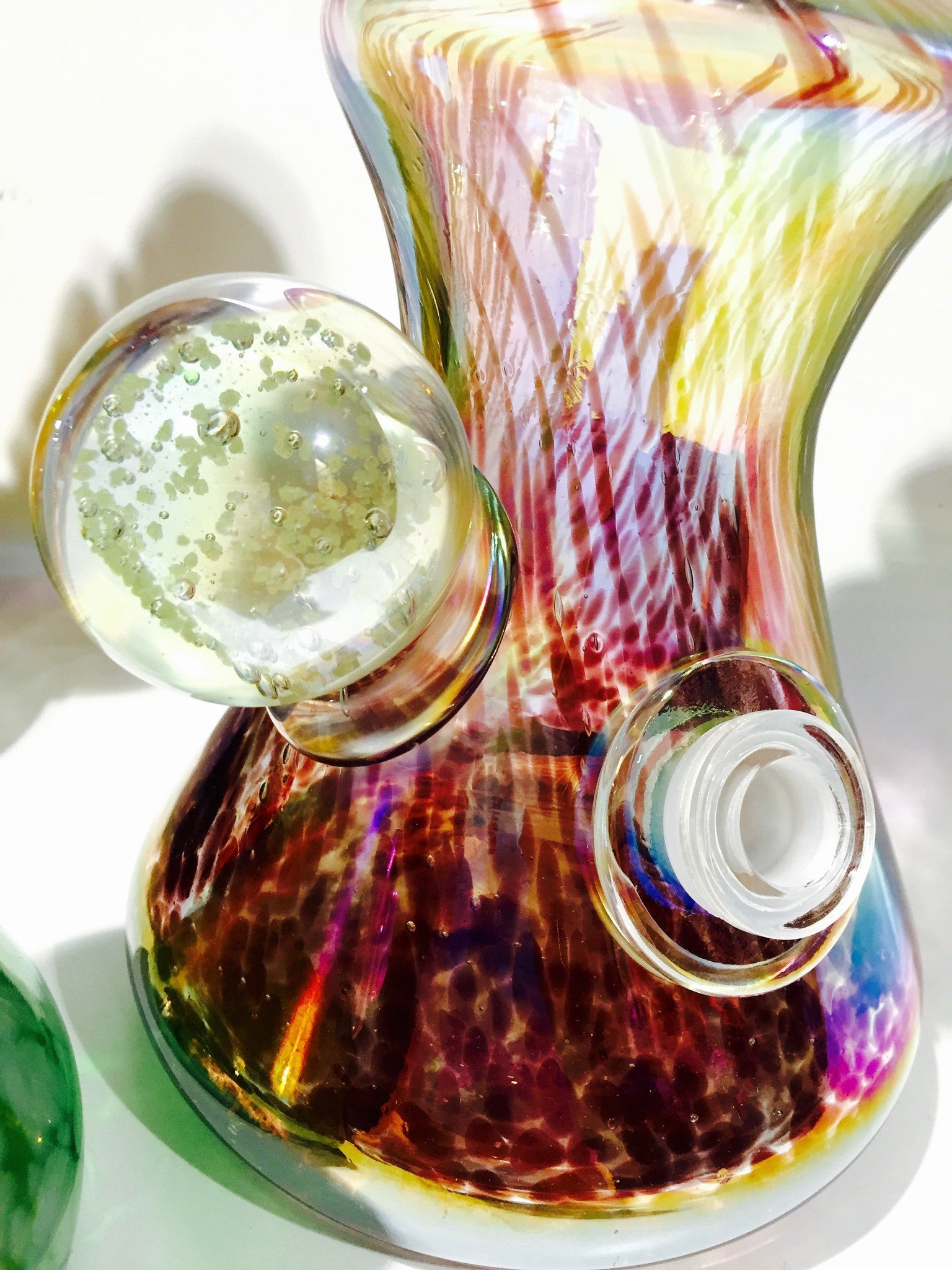 Glass-On-Glass Soft-Glass Water Pipe