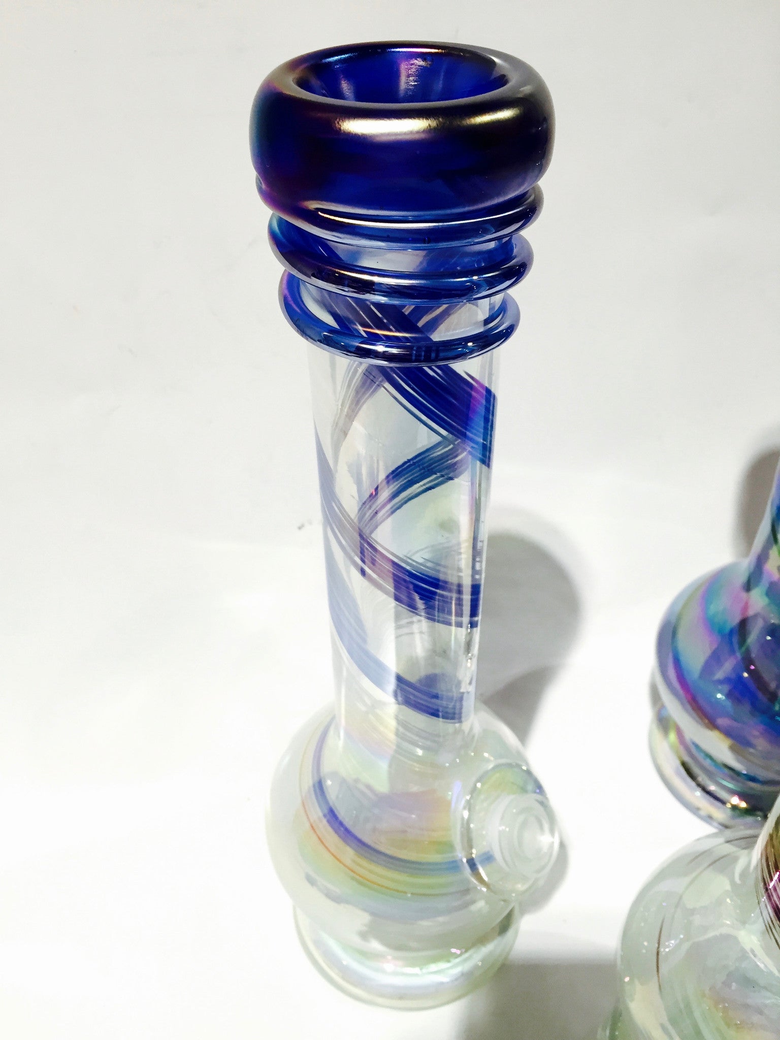 Glass-On-Glass Soft-Glass Water Pipe