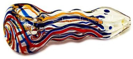 3" Silly String Glass Hand Pipe