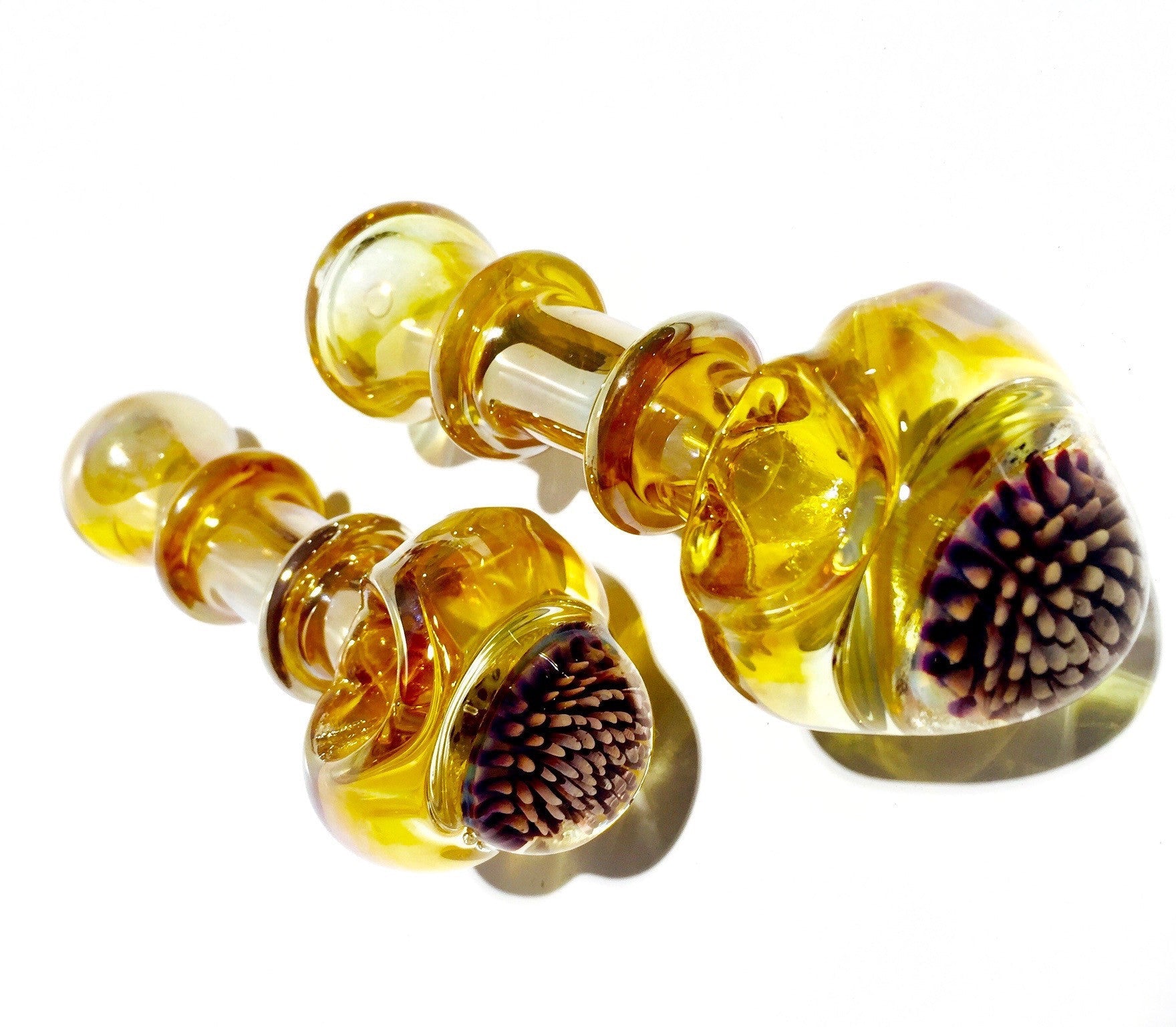 GP-383 Flower Marble Glass Pipe