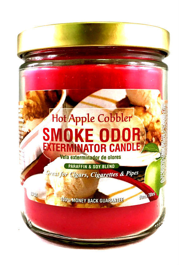 Smoke Odor Exterminator Candle 13oz Hot Apple Cobbler