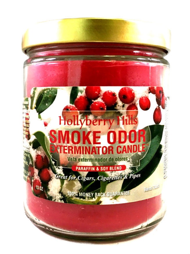Smoke Odor Exterminator Candle 13oz Hollyberry Hills
