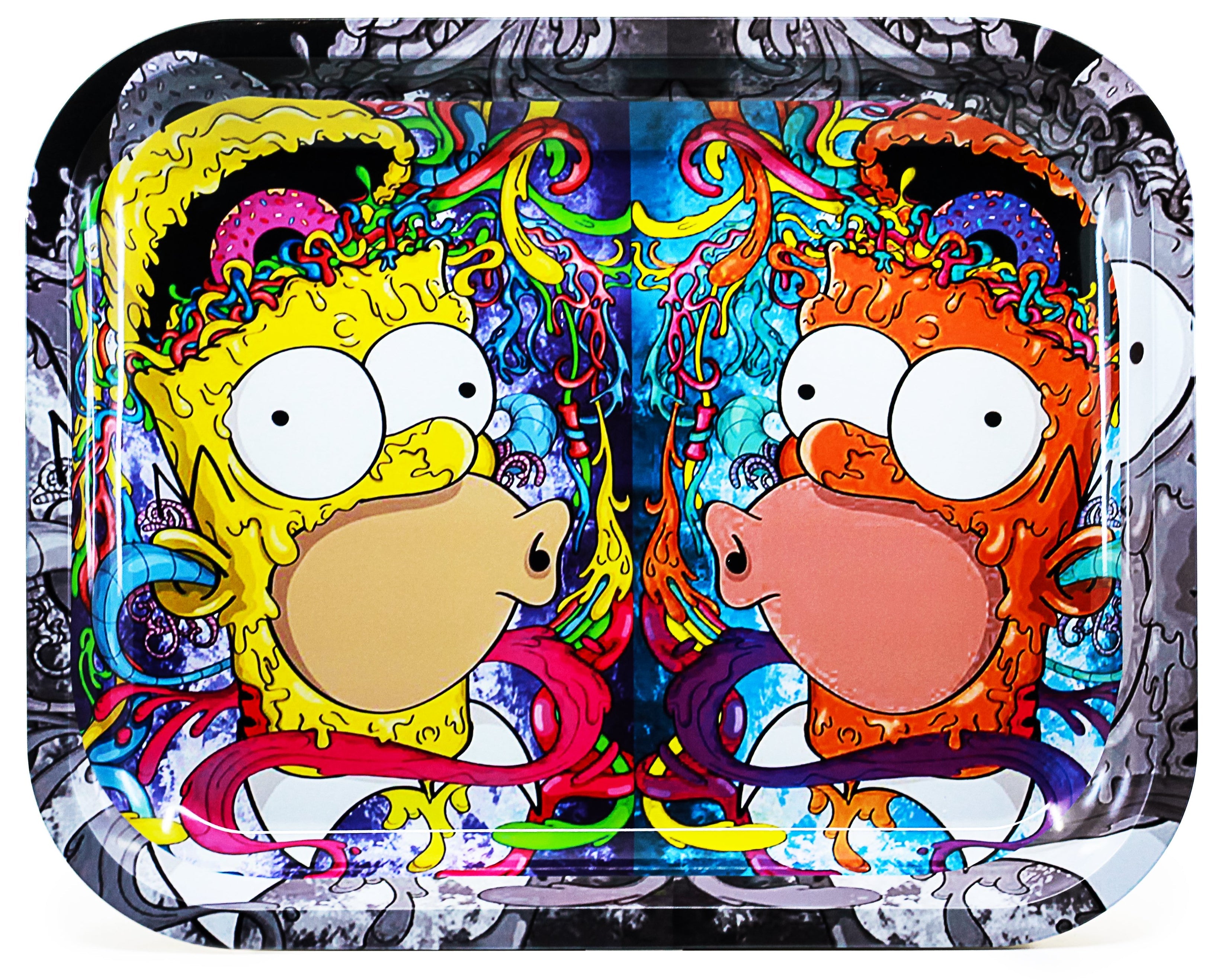 Designed Metal Rolling Tray (Large)