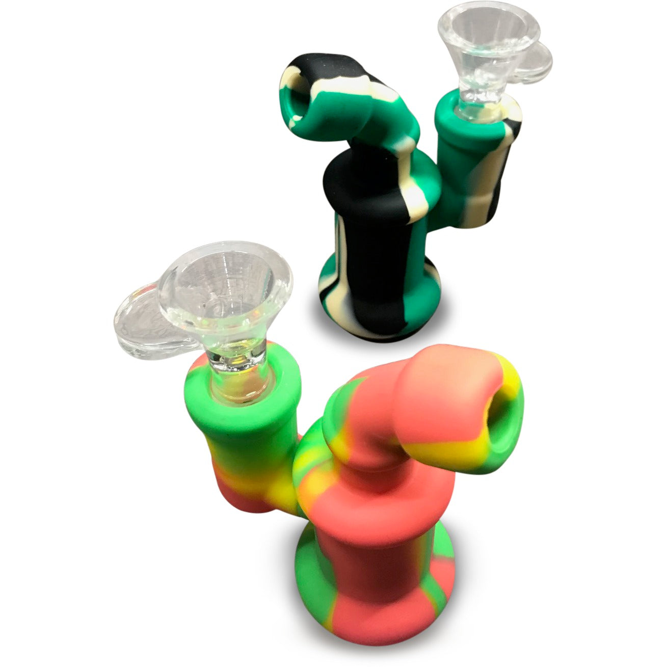 Mini Silicone Water Pipe With Glass Bowl