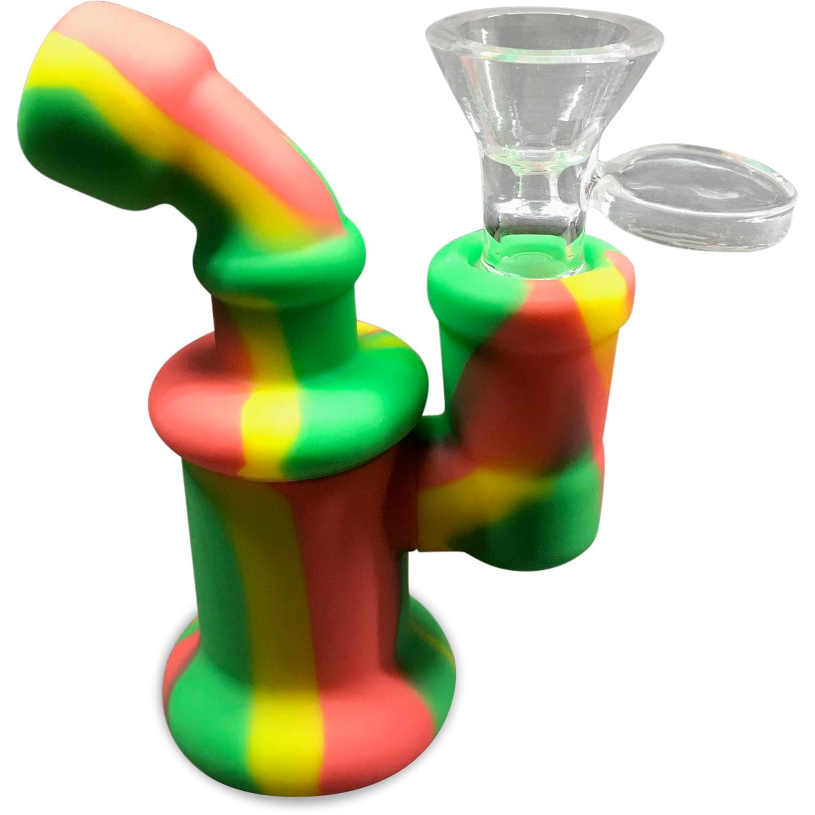 Mini Silicone Water Pipe With Glass Bowl