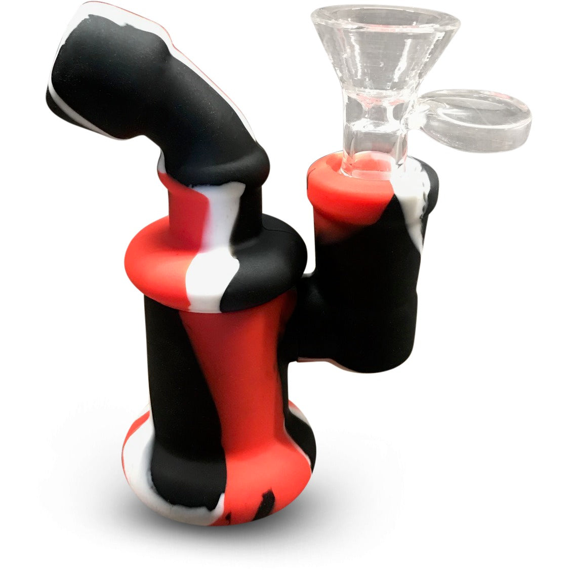 Mini Silicone Water Pipe With Glass Bowl