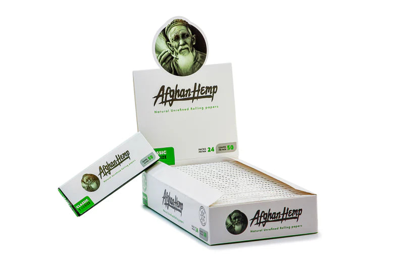 Afghan Hemp Rolling Paper Booklet 1 1/4
