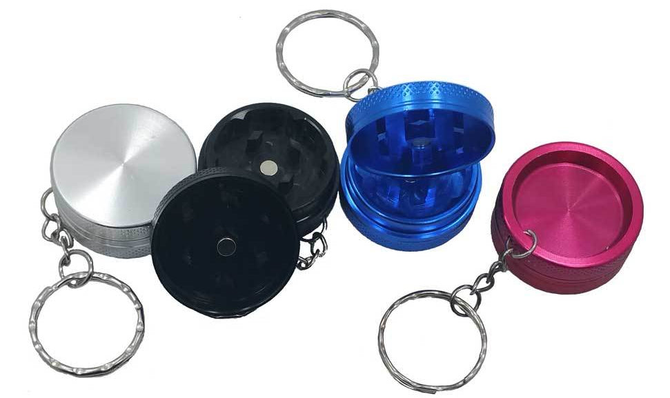 Mini Aluminum Keychain Grinder (30mm)