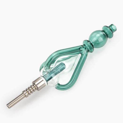 Clover Glass Recycler Nectar Collector