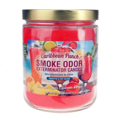 Smoke Odor Exterminator Candle 13oz Caribbean Punch