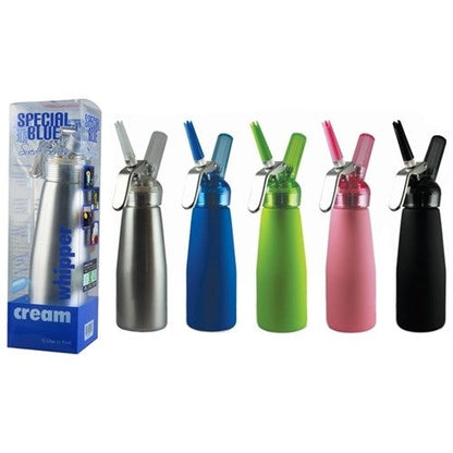 Special Blue Suede Whip Cream Dispenser