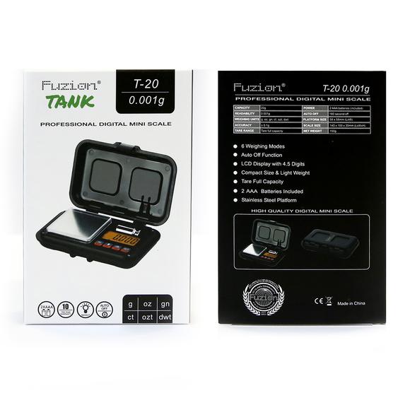 T-20 Tank  Fuzion .001 Gram Scale