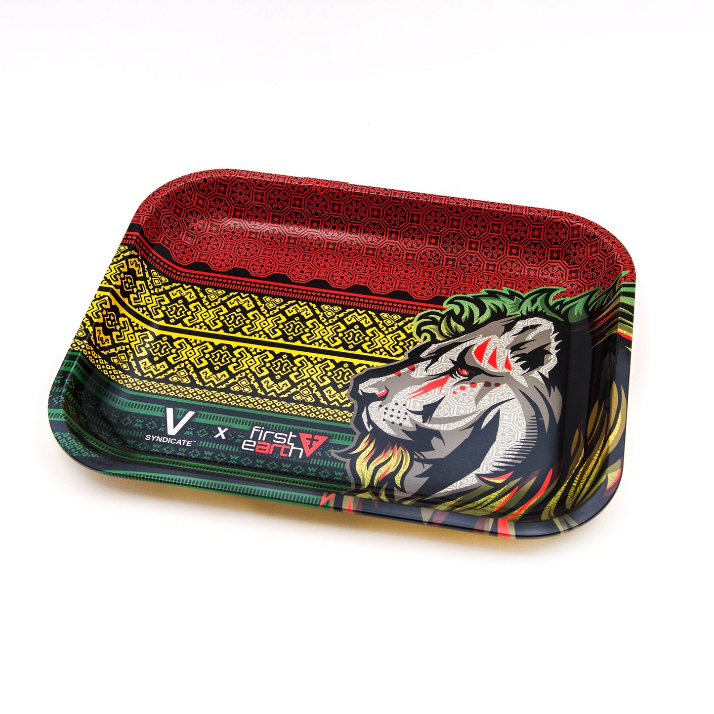 The V Syndicate Lion Medium Rolling Tray