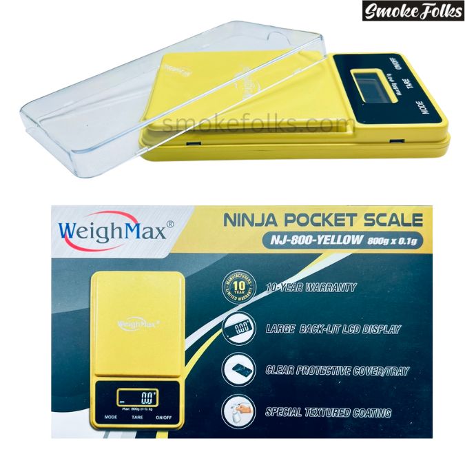 WEIGHTMAX NJ-800 X 0.1G DIGITAL POCKET SCALE