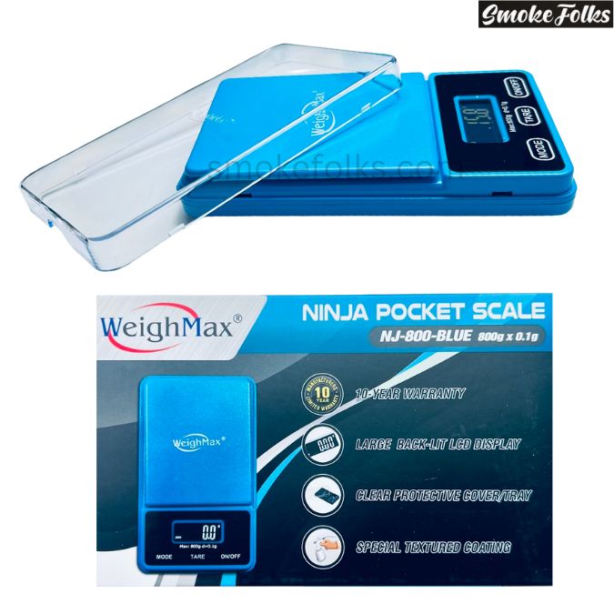 WEIGHTMAX NJ-800 X 0.1G DIGITAL POCKET SCALE