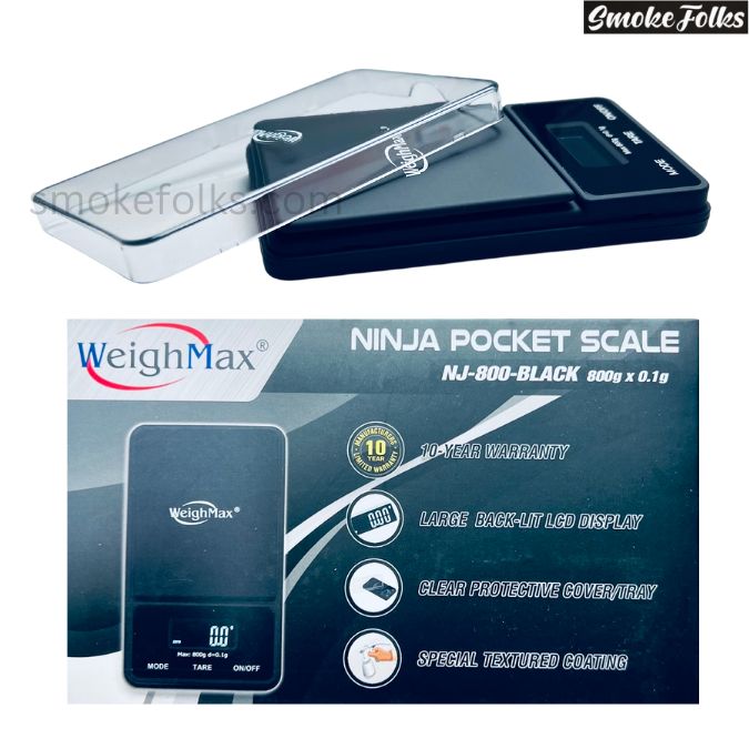 WEIGHTMAX NJ-800 X 0.1G DIGITAL POCKET SCALE
