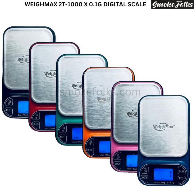 WEIGHTMAX 2T-1000 X 0.1G LED DIGITAL SCALE