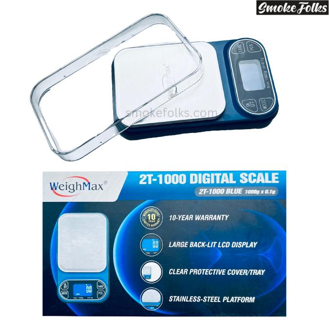 WEIGHTMAX 2T-1000 X 0.1G LED DIGITAL SCALE