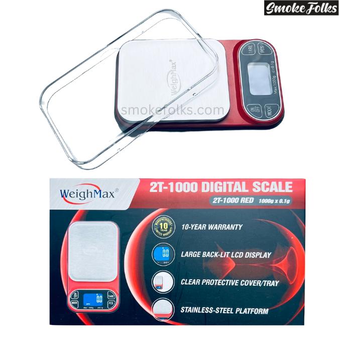 WEIGHTMAX 2T-1000 X 0.1G LED DIGITAL SCALE