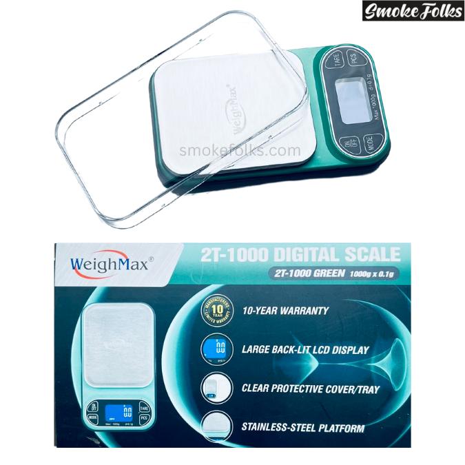 WEIGHTMAX 2T-1000 X 0.1G LED DIGITAL SCALE