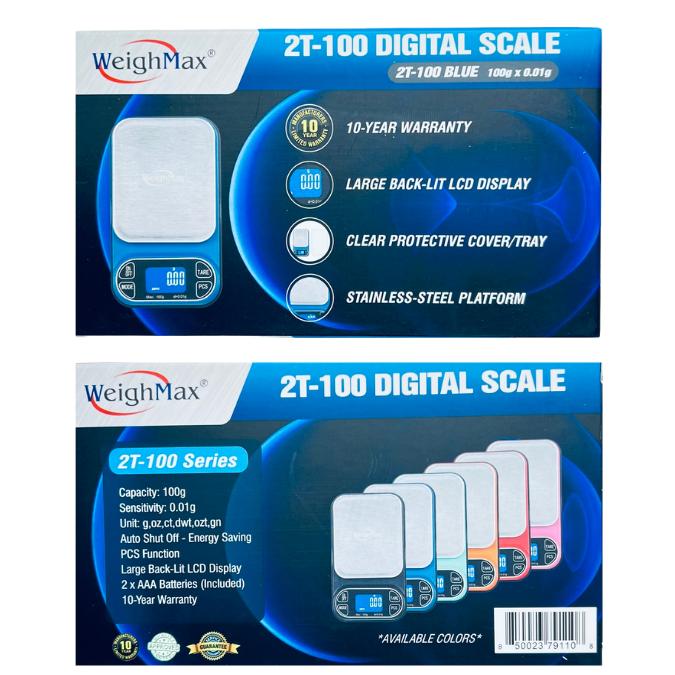 WEIGHTMAX 2T-100 X 0.01G LED DIGITAL SCALE