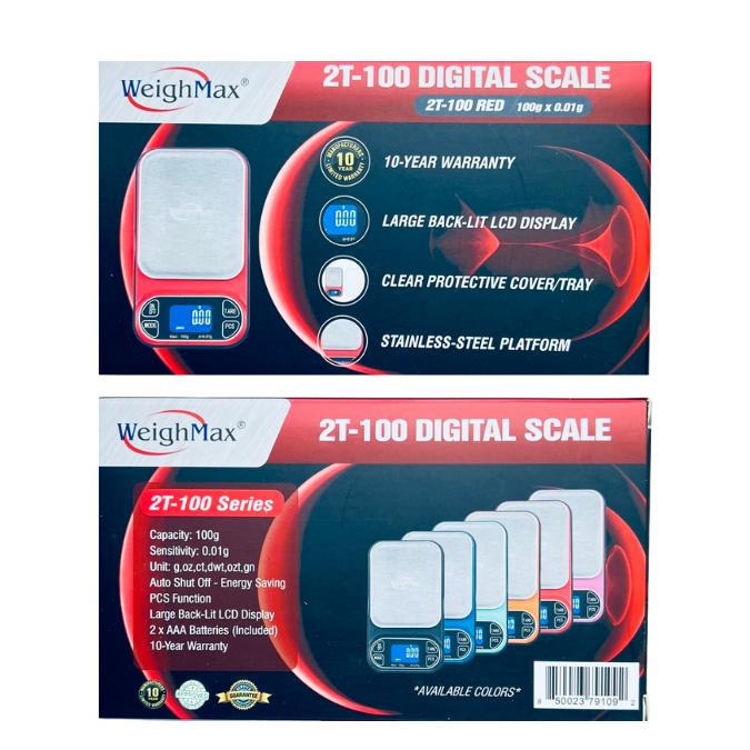 WEIGHTMAX 2T-100 X 0.01G LED DIGITAL SCALE