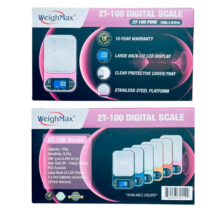 WEIGHTMAX 2T-100 X 0.01G LED DIGITAL SCALE
