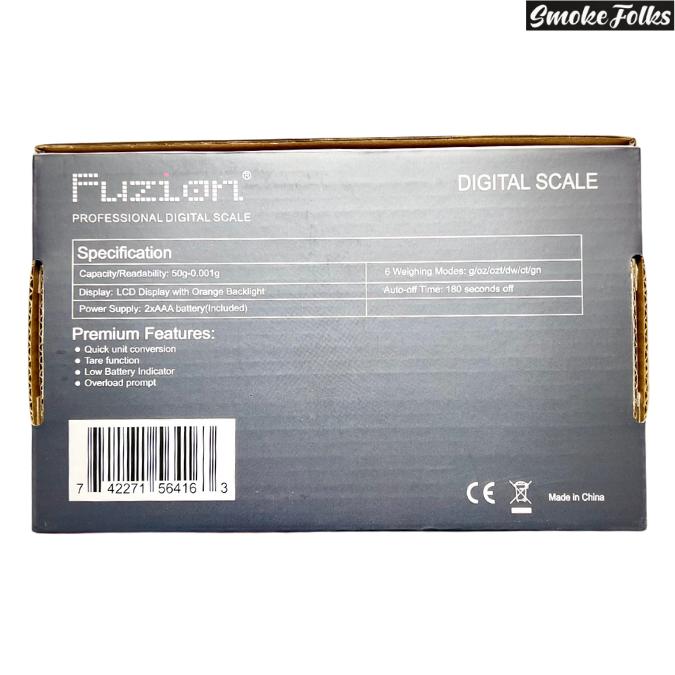 FUZION PRO-50 X 0.001G PROFESSIONAL DIGITAL SCALE