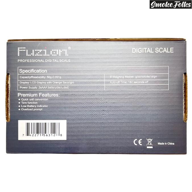 FUZION PRO-50 X 0.001G PROFESSIONAL DIGITAL SCALE