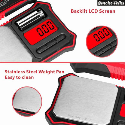 FUZION FU-200 X 0.01G PROFESSIONAL DIGITAL SCALE