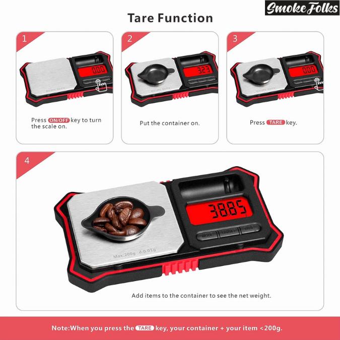 FUZION FU-200 X 0.01G PROFESSIONAL DIGITAL SCALE