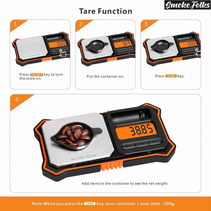 FUZION FU-200 X 0.01G PROFESSIONAL DIGITAL SCALE