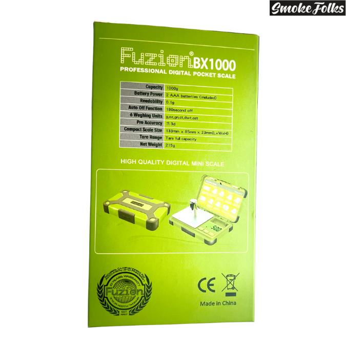 FUZION BX-1000 PROFESSIONAL DIGITAL SCALE