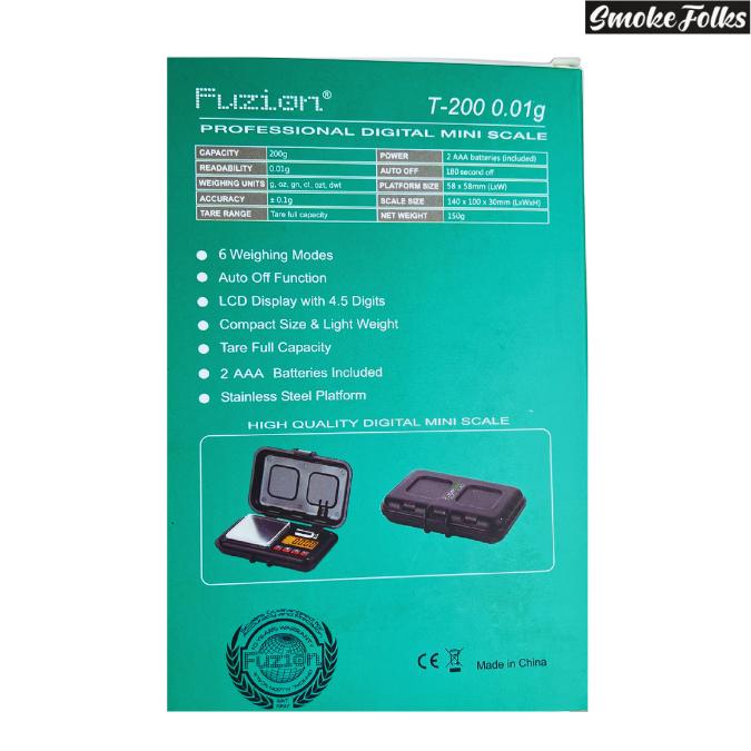 FUZION TANK T-200 X 0.01G PROFESSIONAL DIGITAL MINI SCALE