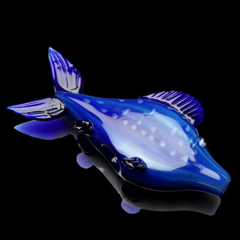 FISH GLASS HAND PIPE