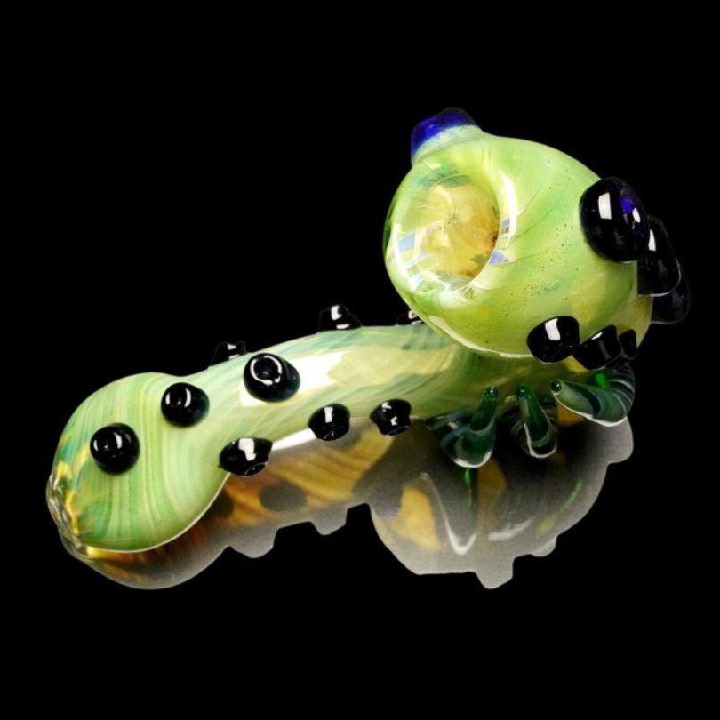 6" PREDATOR SHERLOCK GLASS HAND PIPE