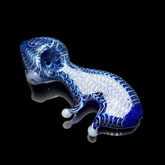 5" SNAKE GLASS HAND PIPE