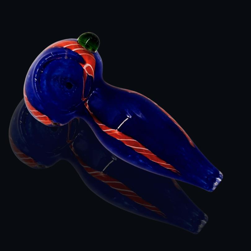 5" RIDDLES GLASS HAND PIPE